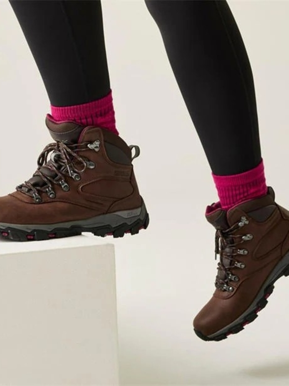 MAGELLAN Outdoors Waterproof Brown Women Hiking Boots -